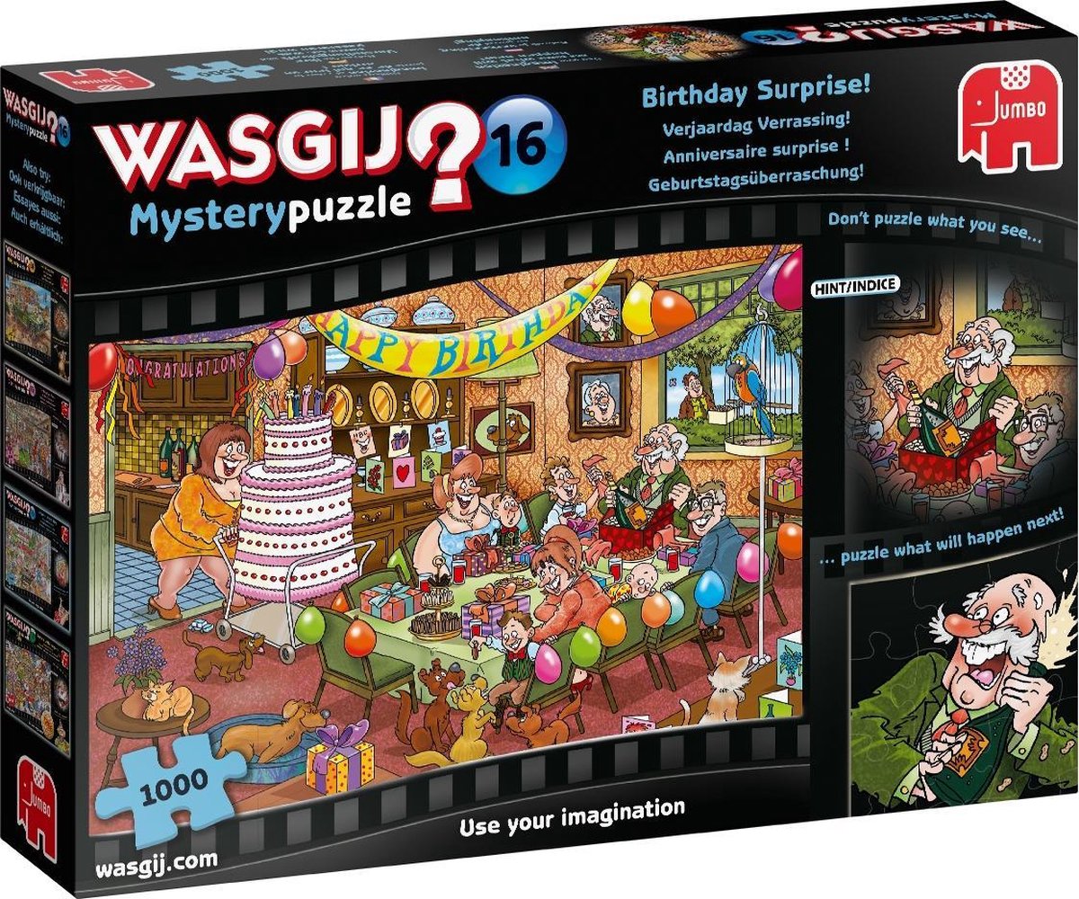 Wasgij Mystery 16 Verjaardag Verrassing! puzzel - 1000 stukjes