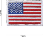 Embleem USA stof+klittenband