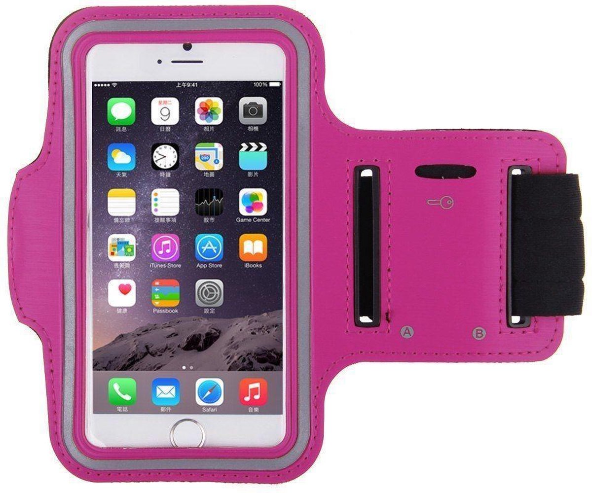 Apple iPhone 6S Plus Sportarmband hoesje Roze
