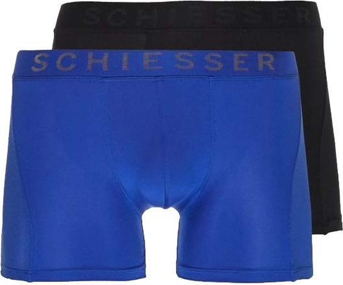 Schiesser - Heren - Boxershort 2-Pack  - Multicolor - XXL