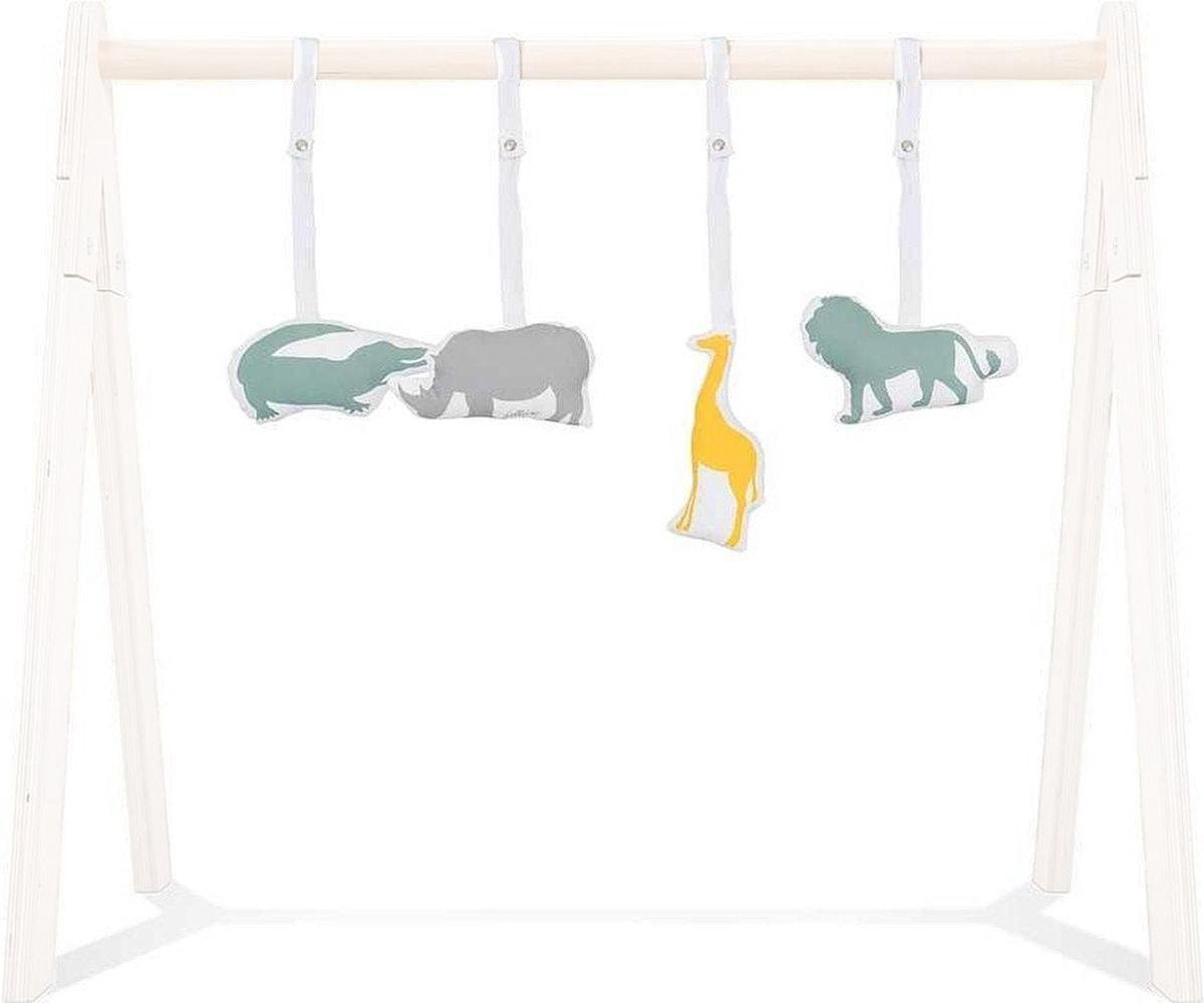 Jollein Babygym Speeltjes -  Safari - 4 Stuks