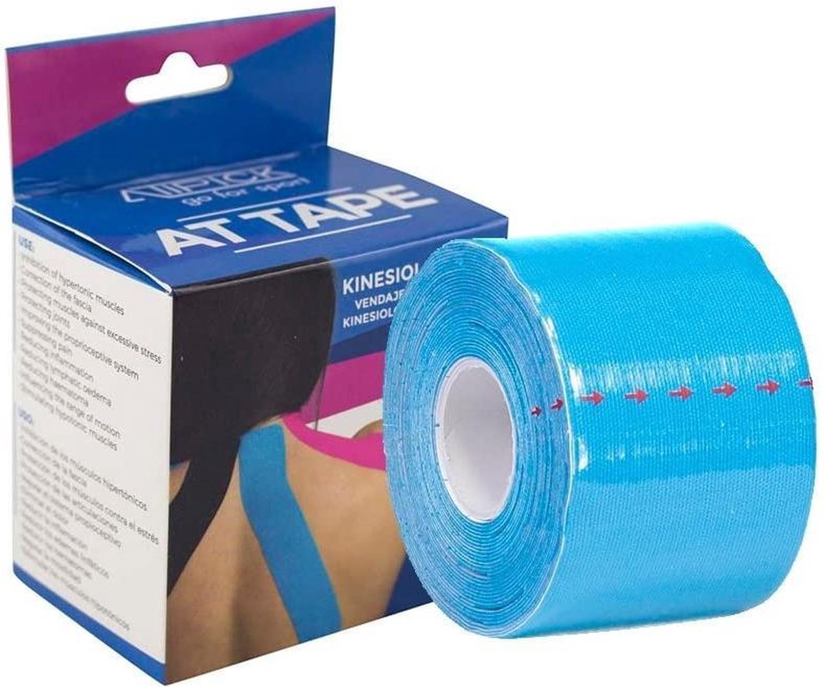 Atipick Kinesiotape 5 M X 5 Cm Katoen/spandex Blauw