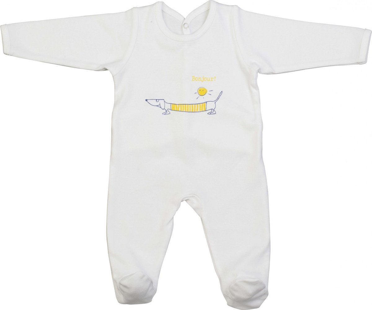 Pericles Babypyjama Boxpakje Junior Wit 3 Maanden