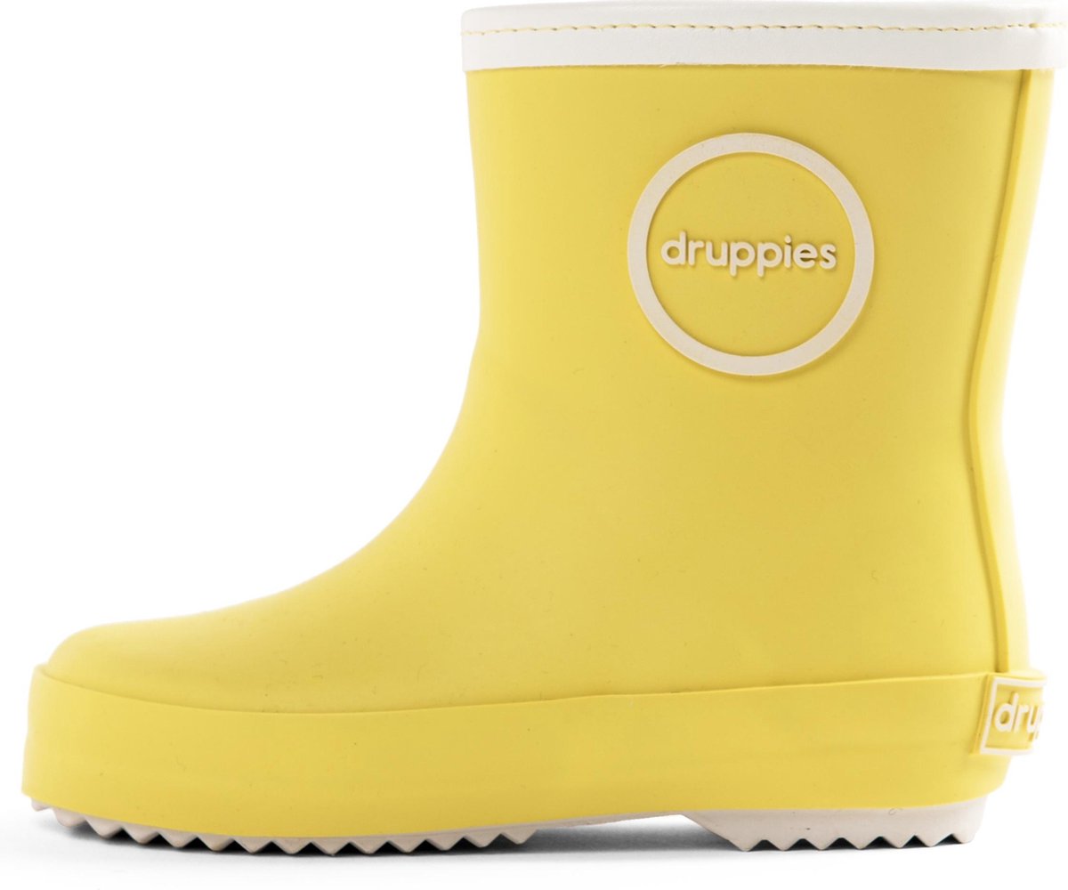 Druppies Regenlaarzen - Newborn Boot - Geel - Maat 22