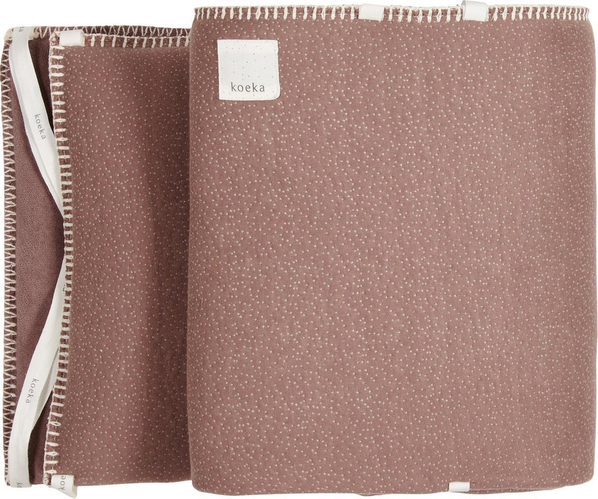 Koeka Bedbumper / parkomranding Riga - cacao 180x30cm
