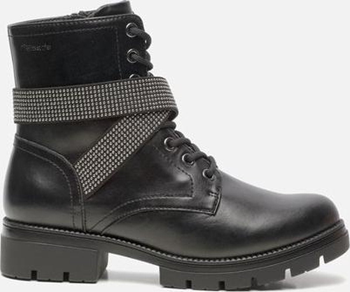 Tamaris Veterboots zwart - Maat 40