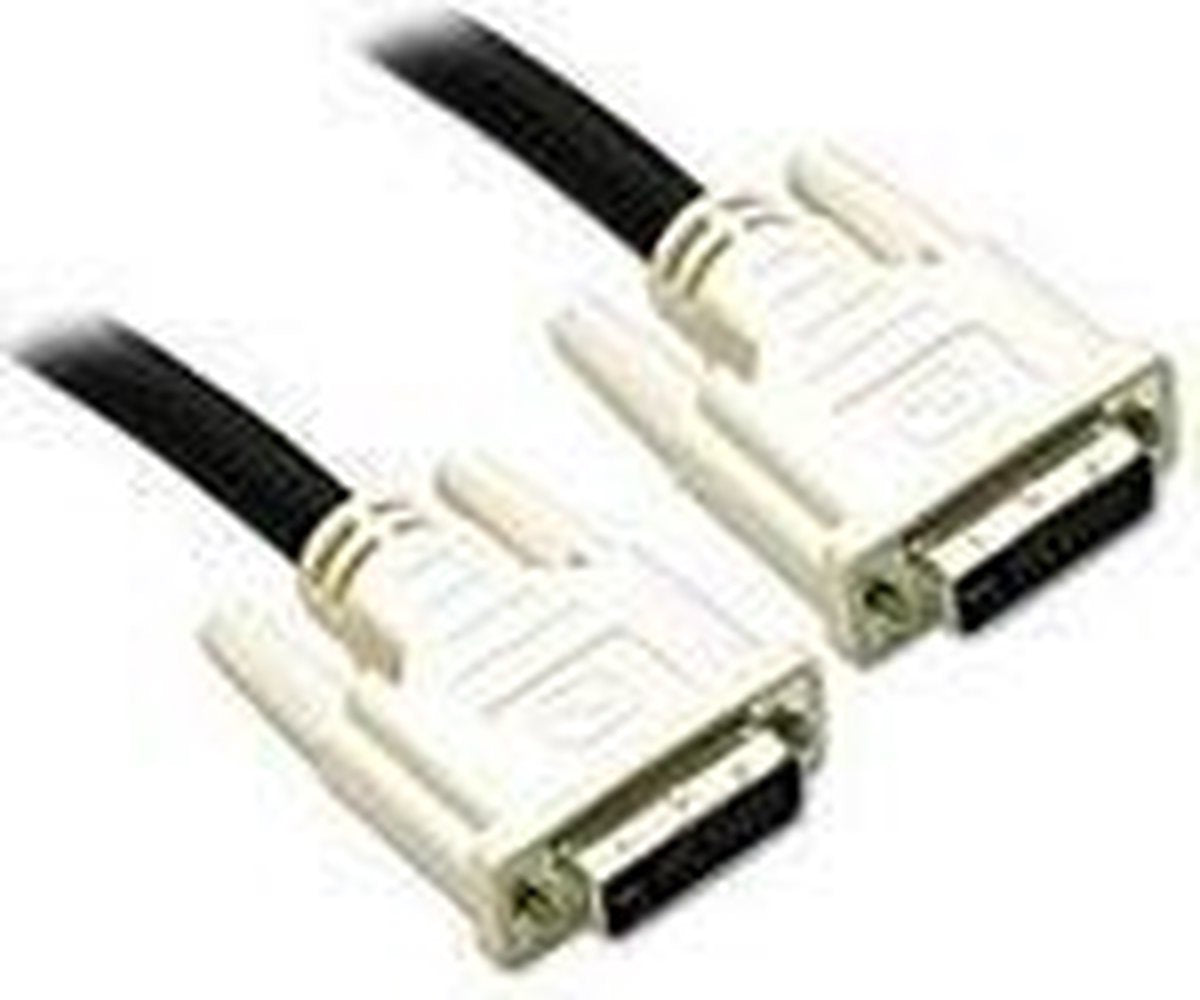 C2G 1m DVI-I M/M Dual Link Cable DVI kabel Zwart
