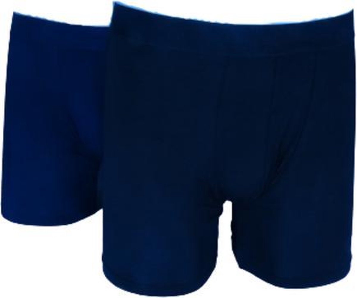 Hipperboo® - HipperBoxers - Heren Bamboe Ondergoed - Maat M - 2 paar - Onderbroek - Boxershort - Blauw/Zwart - M/L