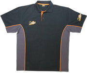 Bowlingshirt Hammer Zwart/Grijs met oranje logo
