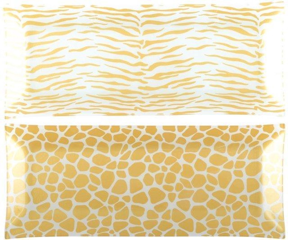 Cake serveerschaal Kenya girafprint