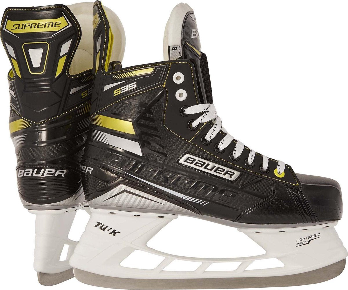 Bauer Schaatsen - Maat 34 - Unisex - zwart/geel/wit
