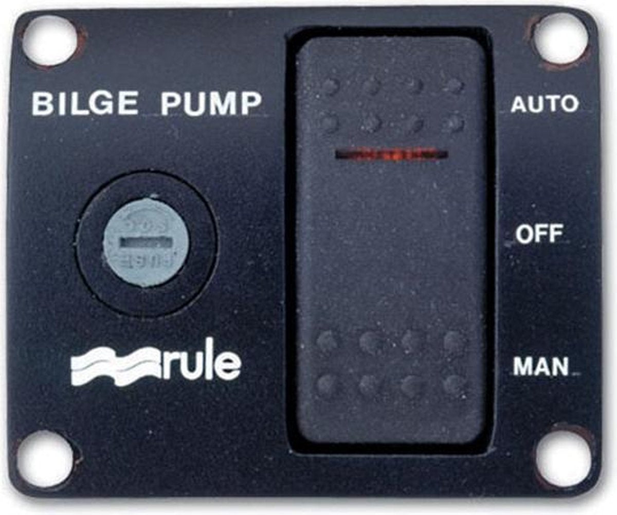 Rule 43 12 Volt 3-weg Schakelpaneel voor Bilgepomp