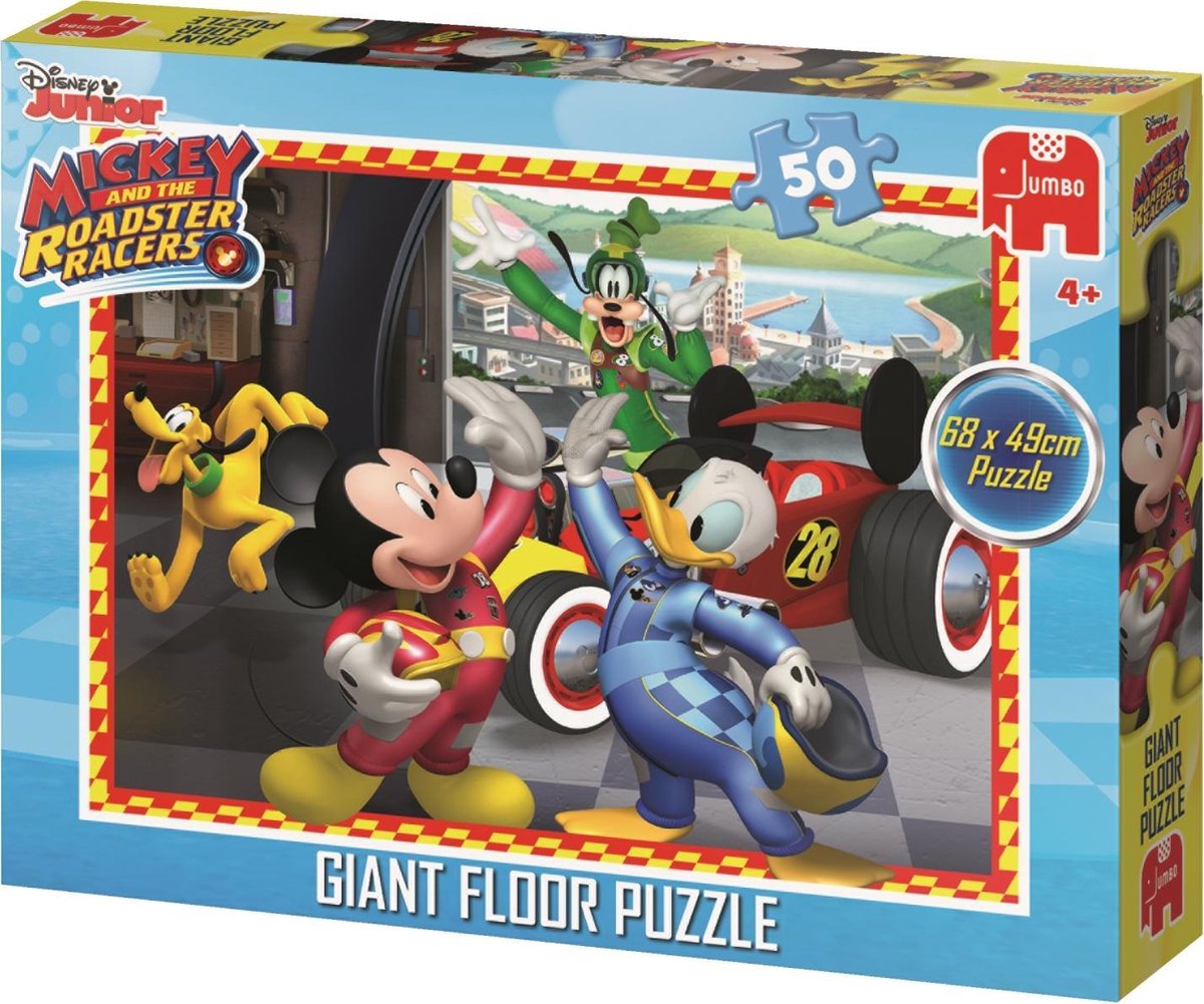 Mickey and the Roadster Racers Giant Floor Puzzle Vloerpuzzel 50 Stukjes