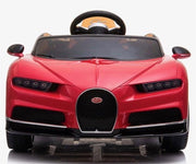 Elektrische Kinderauto Bugatti Chiron 12V met Afstandsbediening - Rood