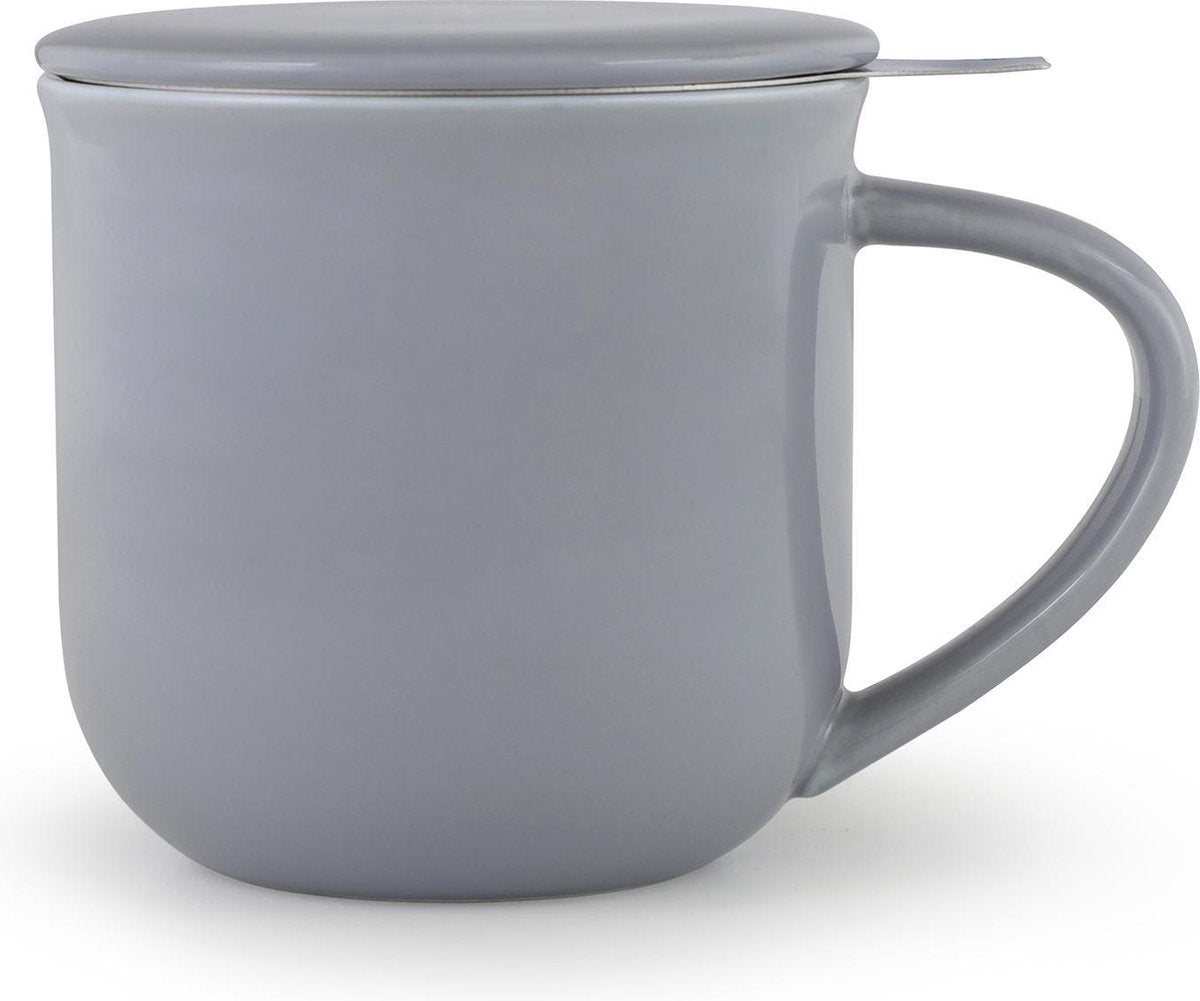 Viva Theekop Minima Balanced 350 Ml Porselein Grijs 2-delig