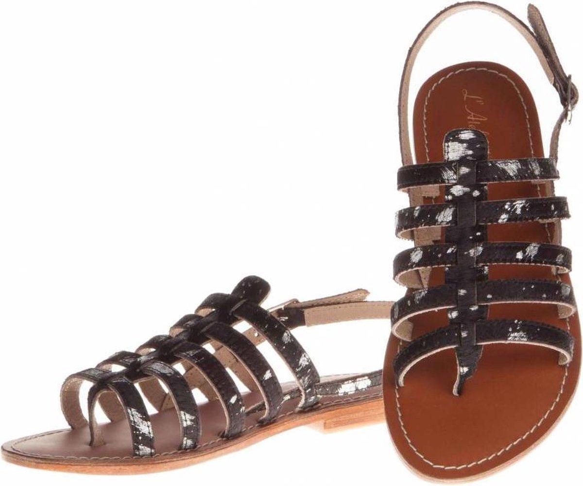 L'Atelier Tropezien - sandalen - maat 38 - dames - zwart