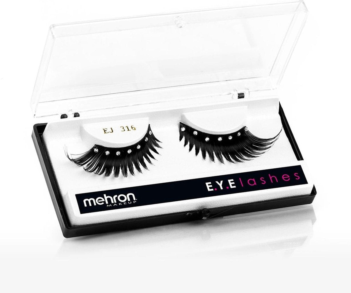 Mehron E.Y.E. Nepwimpers Professional voor TV en toneel - Diamond Feather