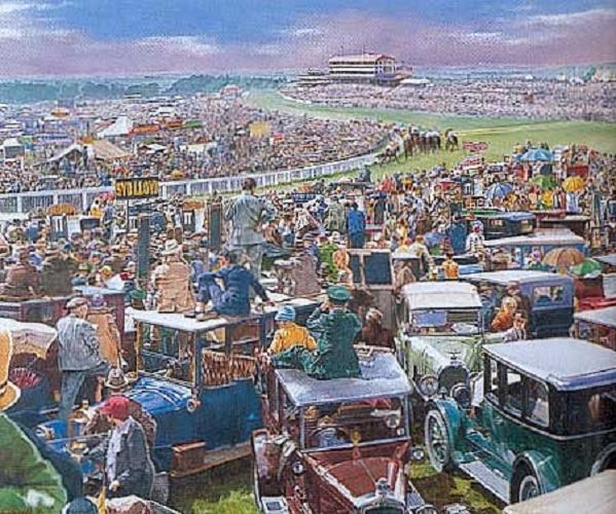 Falcon puzzel A Day at the Races Derby - Legpuzzel - 1000 stukjes