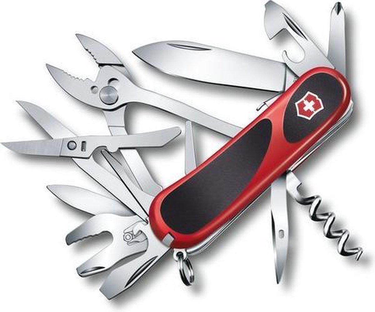 Victorinox EvoGrip S557 Zakmes - 21 Functies - Rood/Zwart