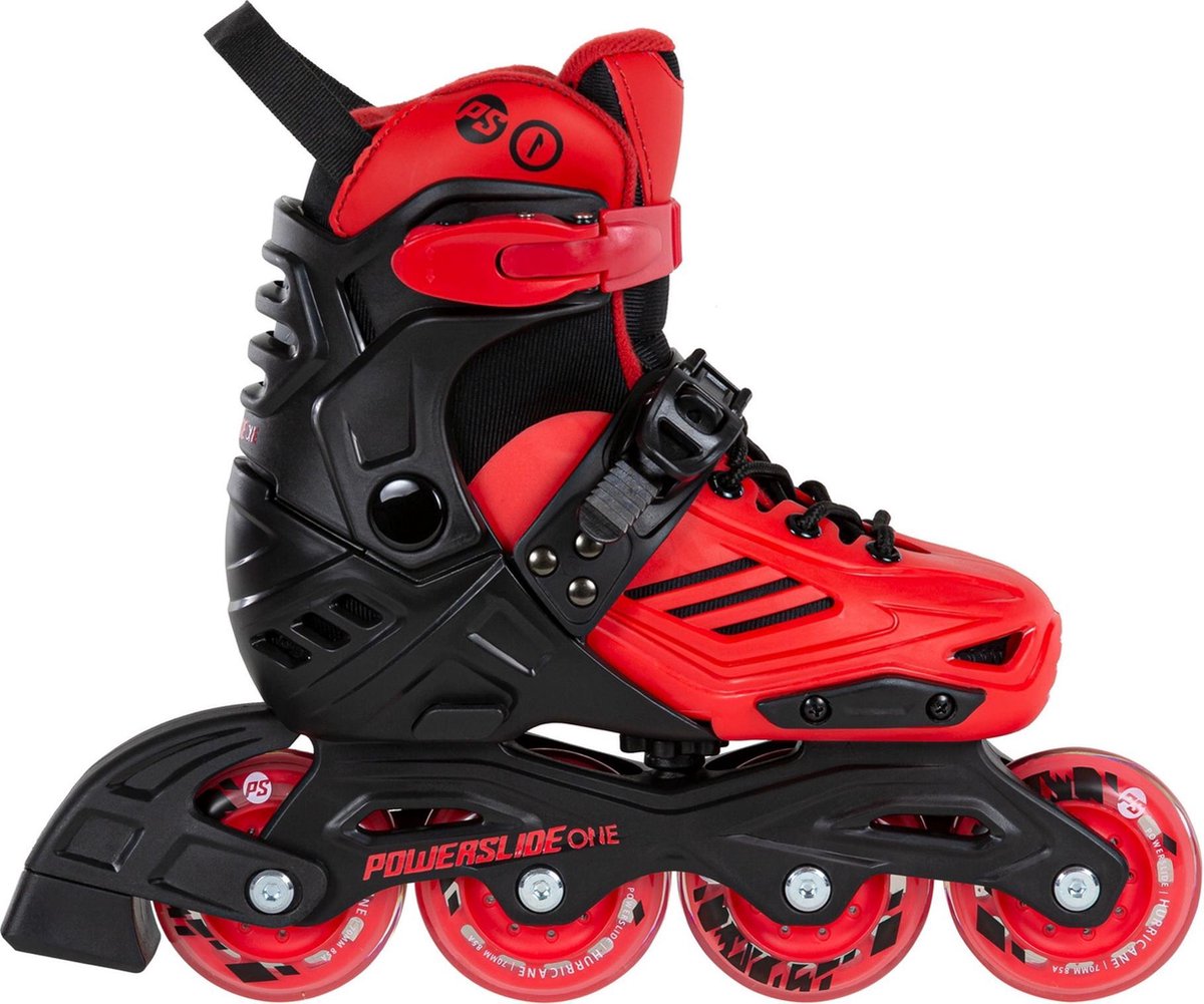 Powerslide Inlineskates - Maat 35-38 - UnisexKinderen en volwassenen - zwart