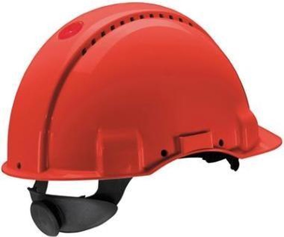 3M G3000 veiligheidshelm / bouwhelm - Rood