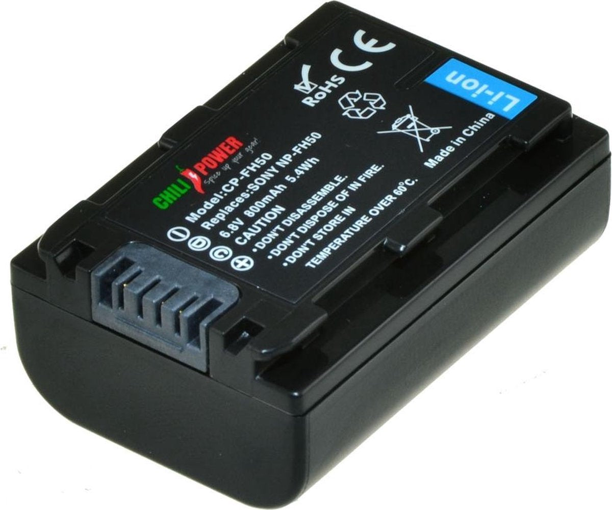 ChiliPower camera accu Sony NP-FH30 / NP-FH50