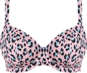 Freya - CALA FIESTA UW Plunge Bikini Top - LEOPARD - Vrouwen - Maat 70D