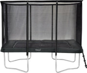 Etan Premium Gold Trampoline met net - 281 x 201 cm / 0965 ft - incl. Veiligheidsnet - UV-bestendig Randkussen - Grijs - Rechthoekig