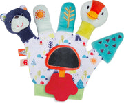 Imaginarium Mano Marionet TEDDY en TWEET - Handschoen om met Baby te Spelen - Vrolijke Speelhandschoen met Spiegeltje
