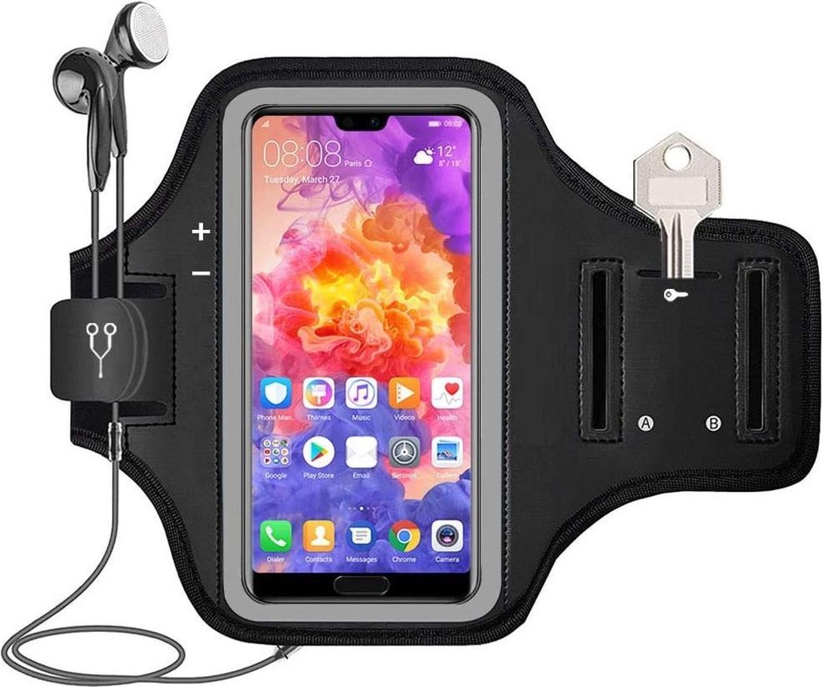 Sport Hardloop Armband voor iPhone 12 Pro/ 12 Pro Max/ 11 Pro/ 11 Pro Max/ XR/ XS Max - Zwart