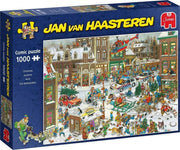 Puzzel Jan van Haasteren 1000 stukjes "kerstmis" (Christmas) met sneeuw rondom de feestdagen!