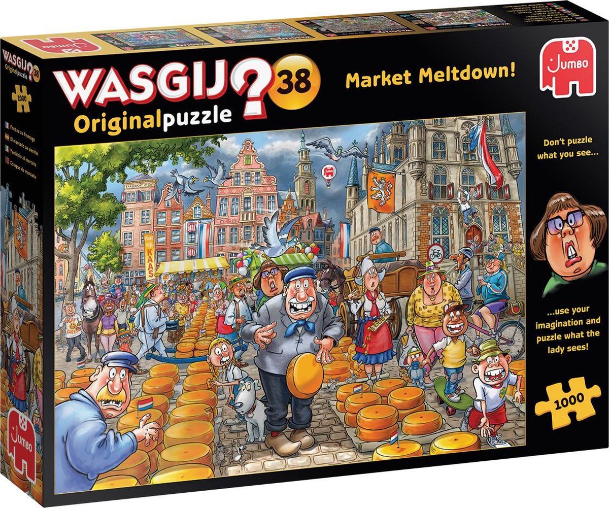 Wasgij Original 38 Kaasalarm puzzel - 1000 stukjes