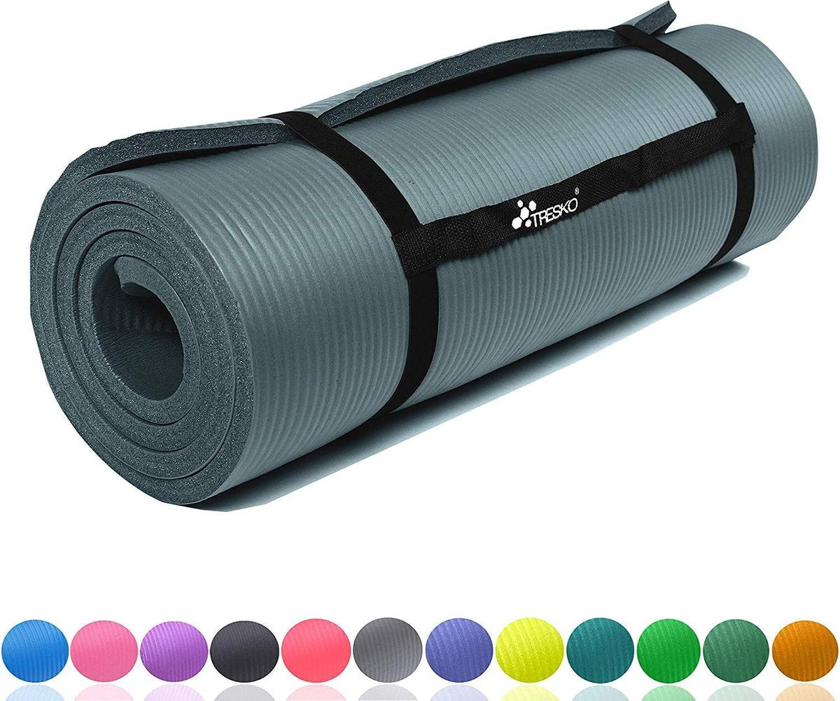 Tresko  Yogamat - Fitnessmat - 185x60 cm - 1