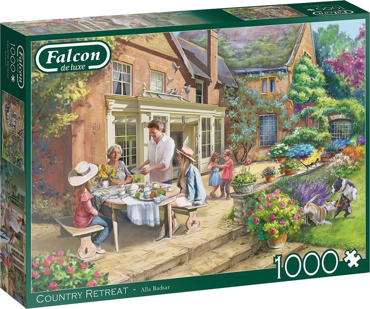 Falcon puzzel Country Retreat - Legpuzzel - 1000 stukjes