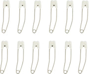 Prym Baby Veiligheidsspelden Voordeelset - 12 stuks - Wit