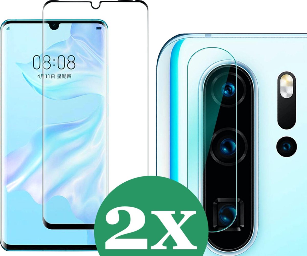 Huawei P30 Pro Screenprotector - Huawei P30 Pro Screen Protector Glas en Huawei P30 Pro Screenprotector Camera - 2 Stuks