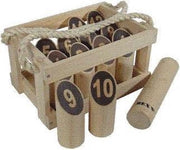 Bex Number Kubb Original Rubberhout In Houten Kist