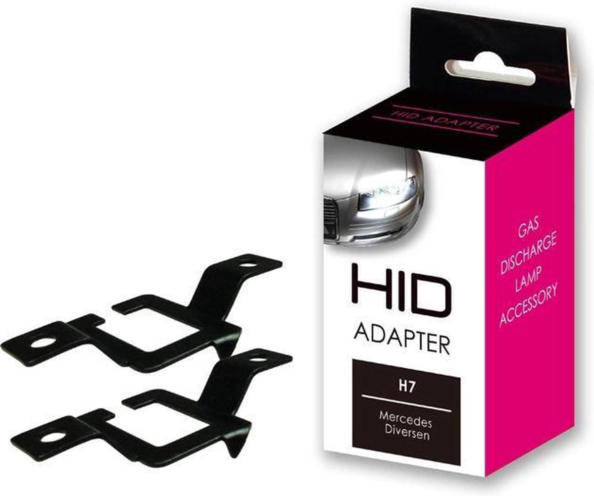 Blanco Set HID Xenon Montage-Adapters Mercedes Diversen (H7) - Set à 2 stuks