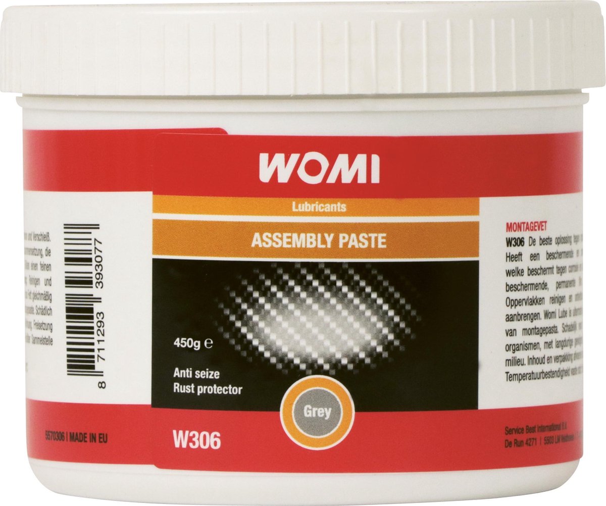Womi Montagevet W306 450 Gram Grijs