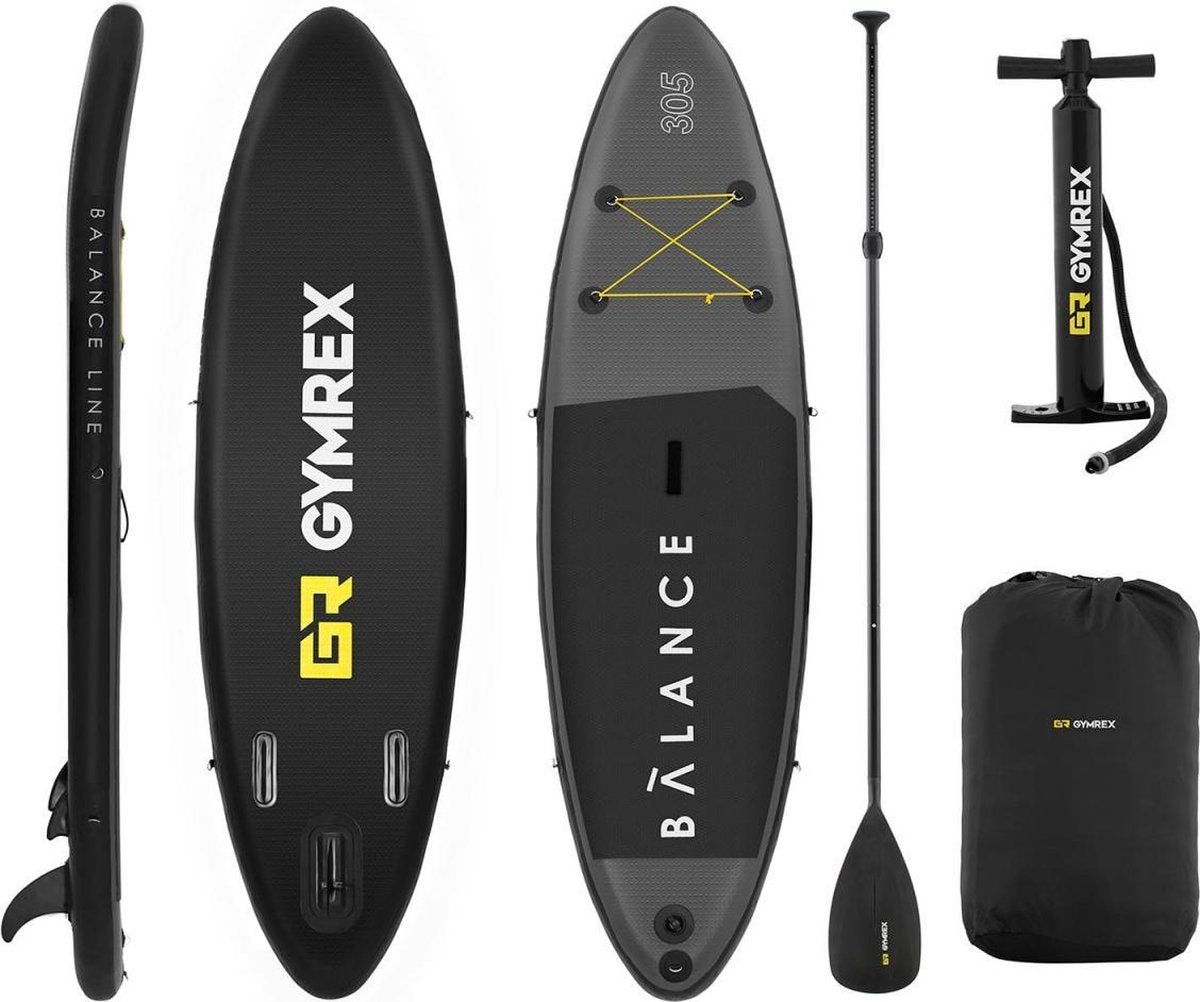 Gymrex Stand Up Paddle SUP Board set - 135 kg - 305 x 79 x 15 cm