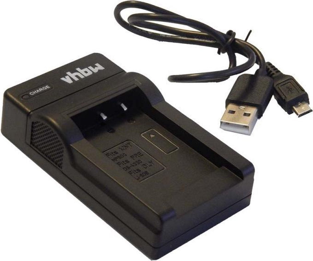 VHBW Acculader compatibel met o.a. Panasonic CGA-S005