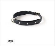 002 HB Hondenhalsband - 'Diamonds' - Zwart 50cm