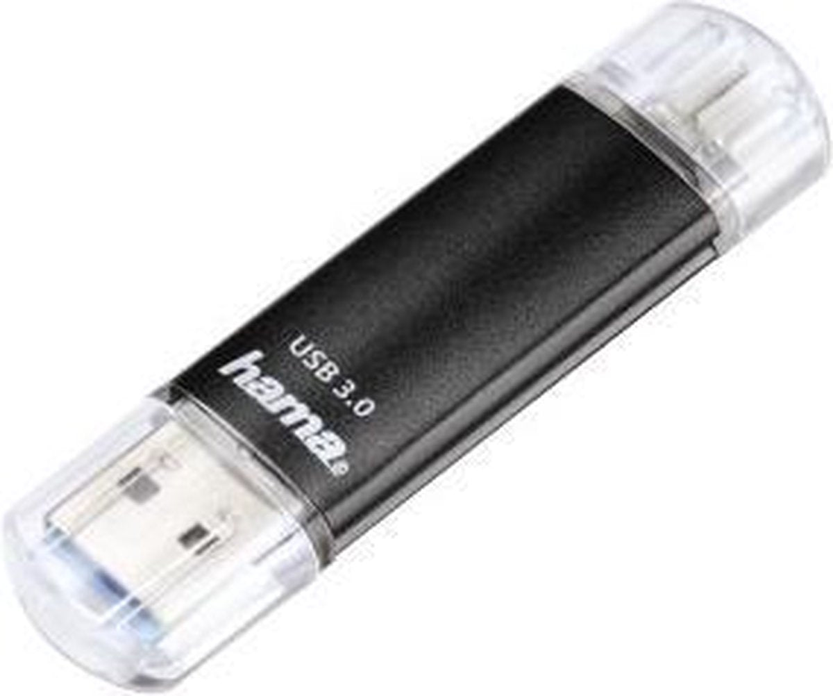 Hama 00124001 USB flash drive 128 GB USB Type-A / Micro-USB 3.2 Gen 1 (3.1 Gen 1) Zwart