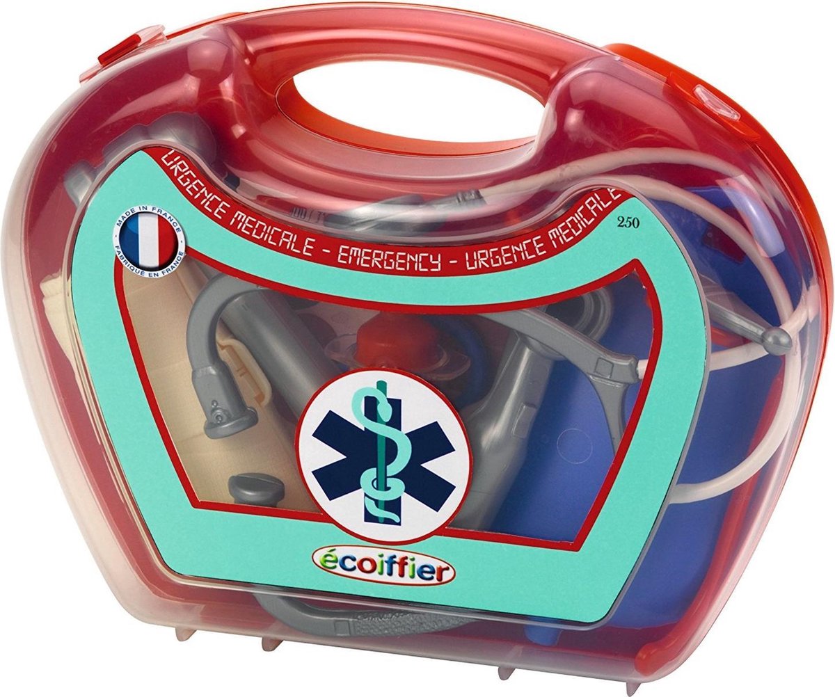 écoiffier Medical: Dokterskoffer Kunststof Rood 14-delig