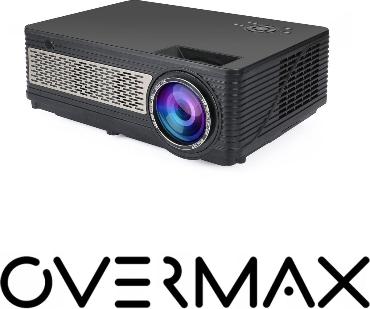 Overmax 300 - Smart Android 6.0 Projector 1080p Full HD - Zwart