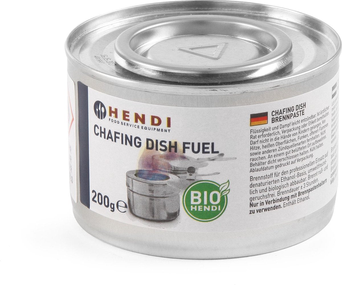 Hendi Brandpasta Chafing Dish 200 Gram - 72 Stuks