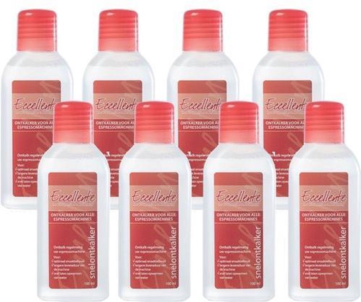 Eccellente Espressomachine Snelontkalker Citroenzuur 100ml - 8 stuks