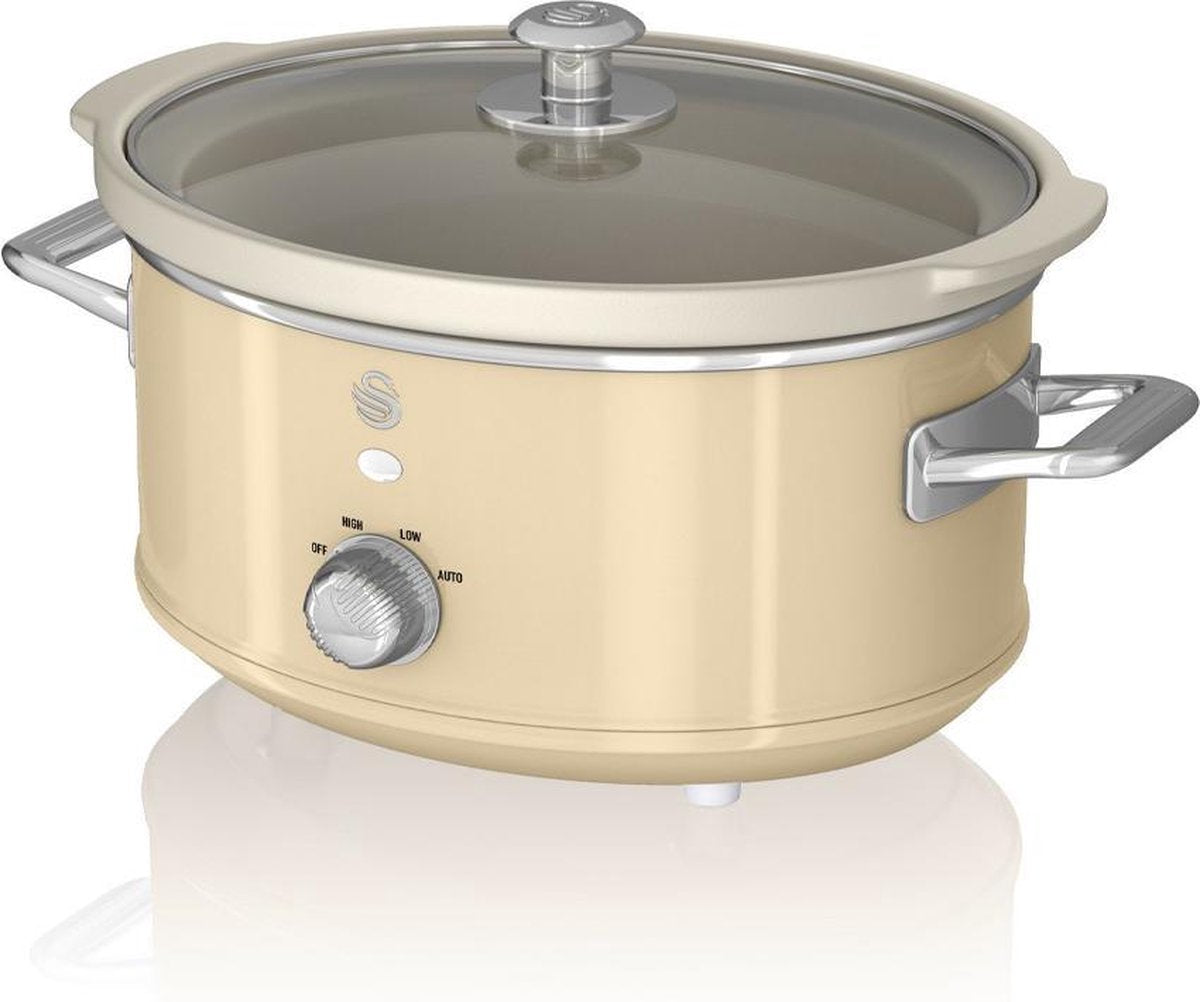 Swan Retro - Slowcooker - Crème