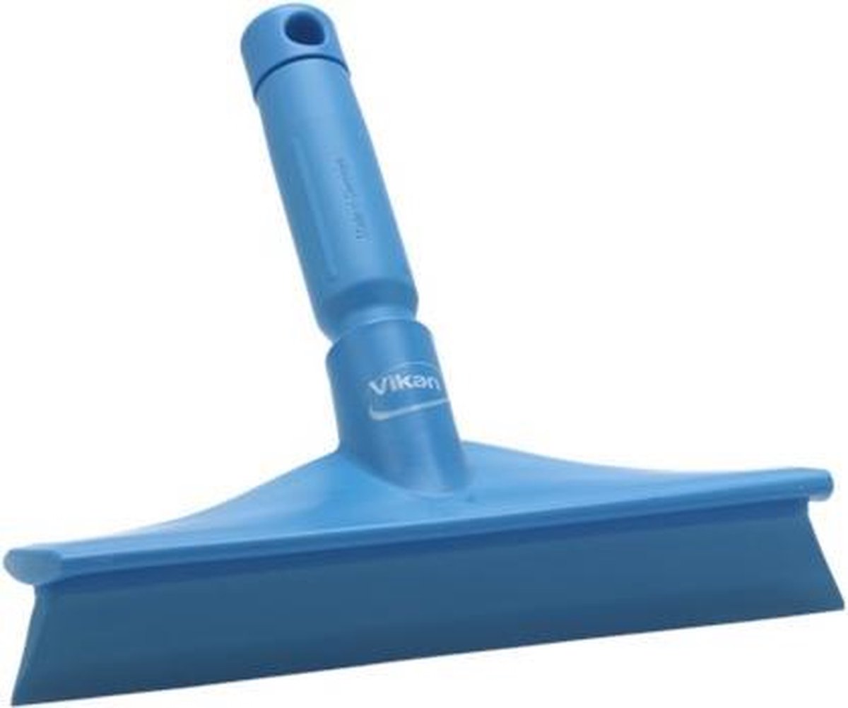 Vikan 7125-3 ultra hygiene handtrekker 25 cm incl kort steeltje blauw