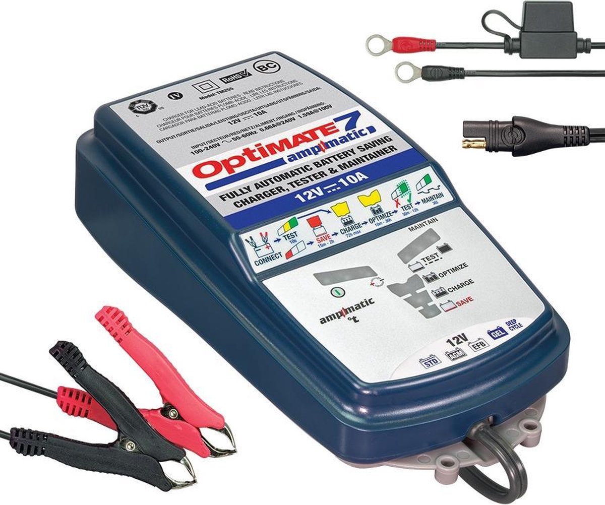 Optimate 7 10-Amp Acculader / tester / onderhouder